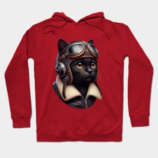 Pilot Cat Hoodie